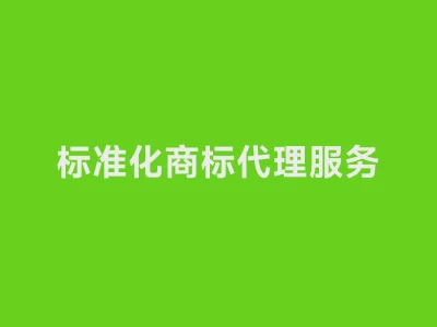 标准化商标代理服务